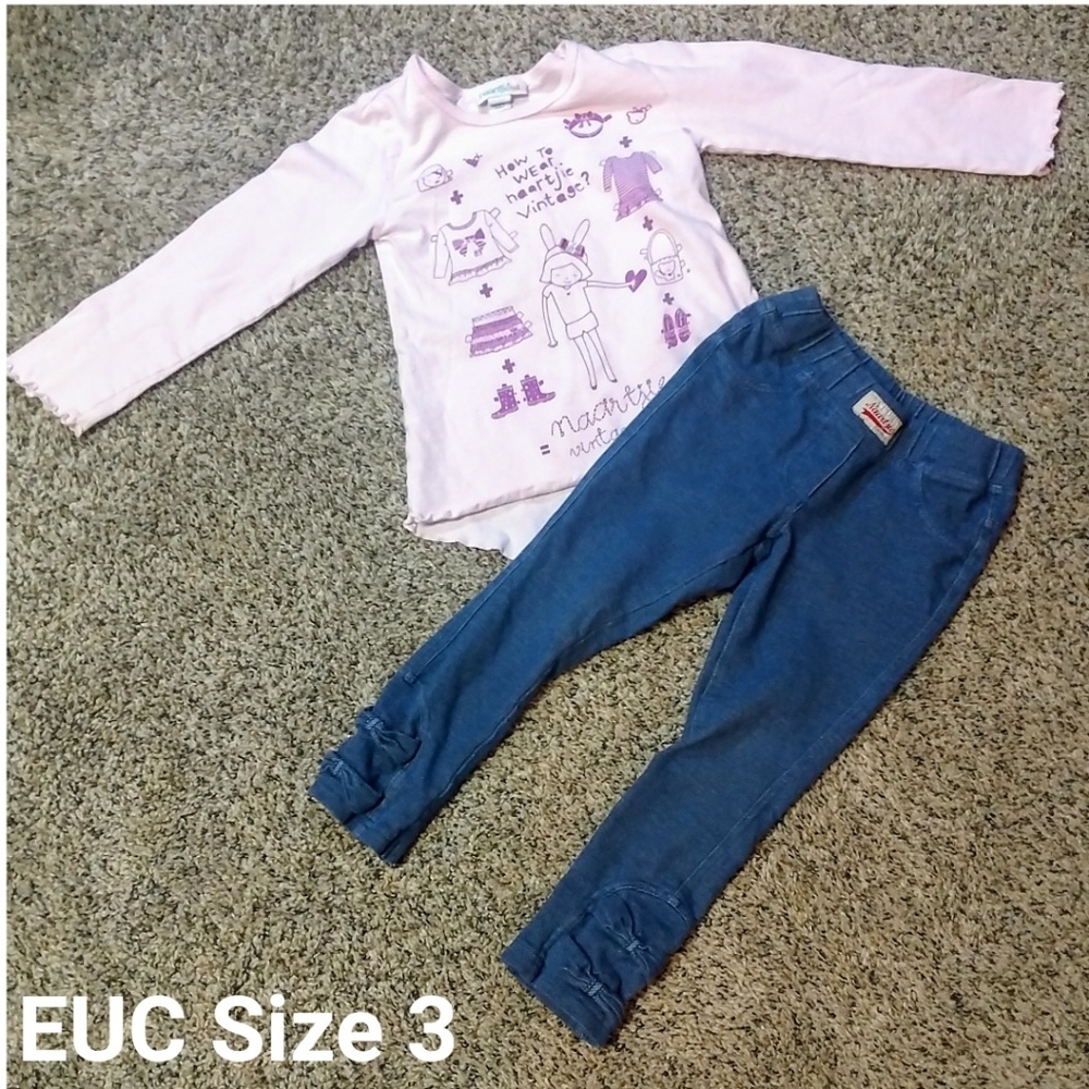 Naartjie girls set size 3T